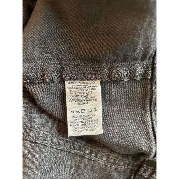 Free People Little Daisies Black Denim Mini Skirt - Picture 5 of 5